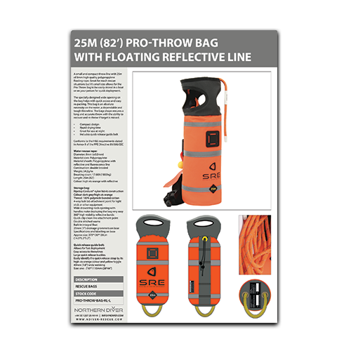 25M Pro Throw Bag Datasheet
